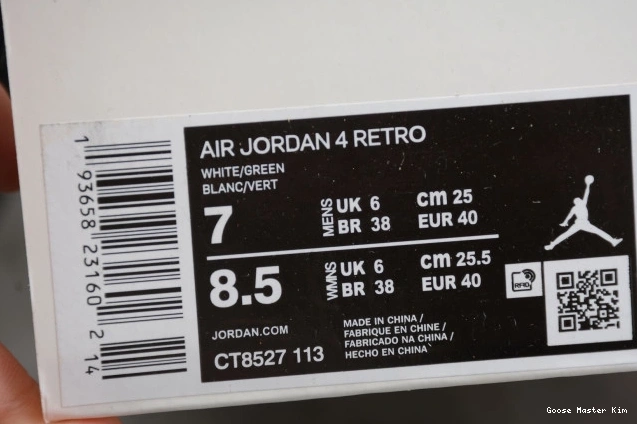 Air Jordan Pine 4 CT8527-113 Green 0711